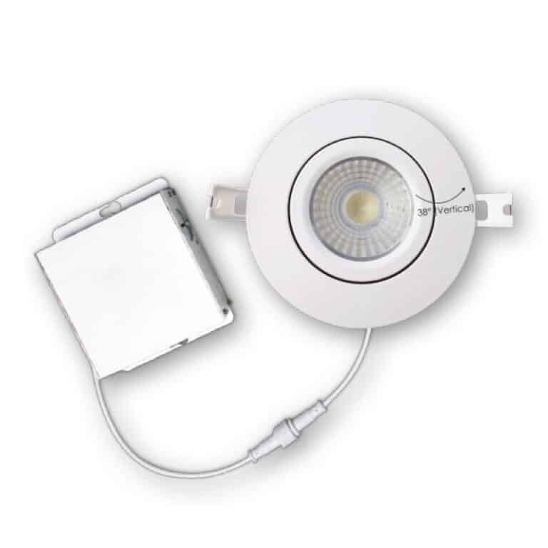 4″ Gimbal Slim /Air Tight Round Panel LED