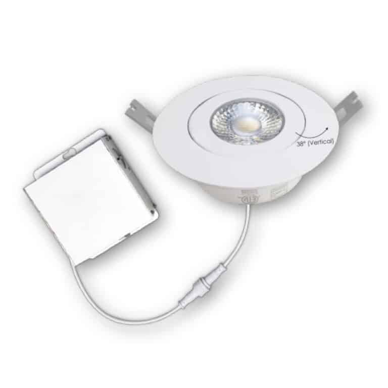 4″ Gimbal Slim /Air Tight Round Panel LED