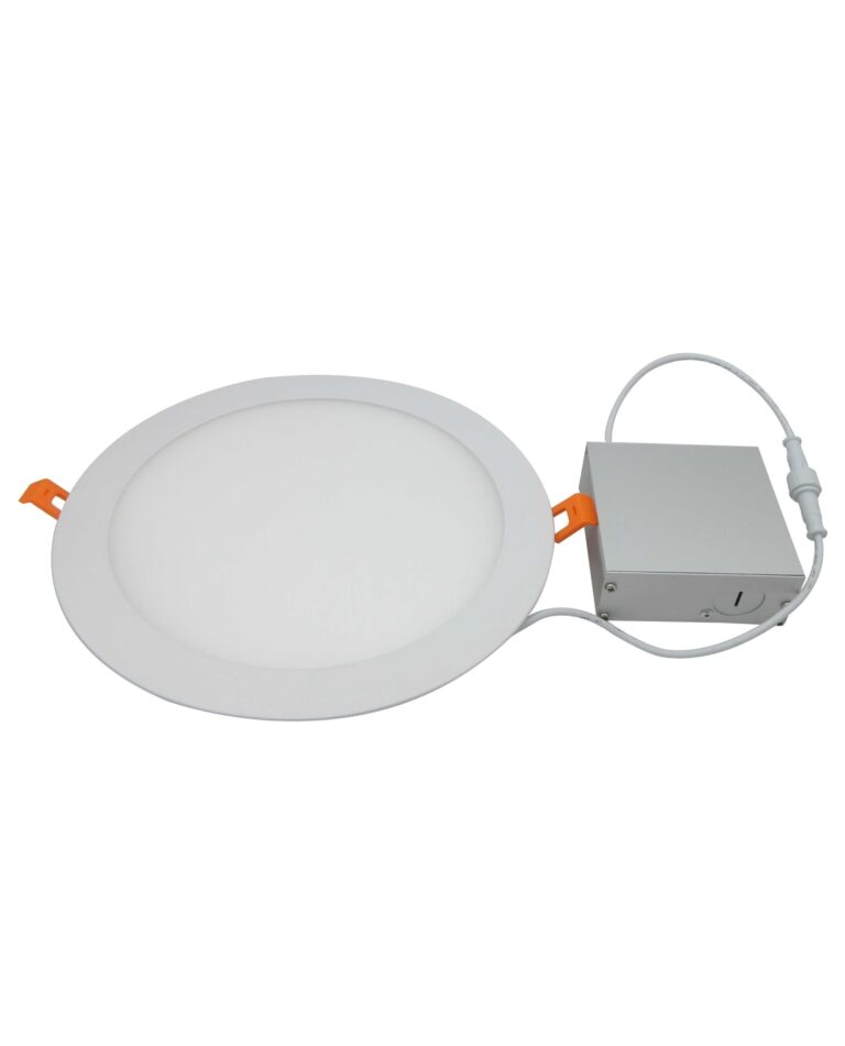8″ Slim Round Panel LED – 5Way CCT Adjustable – 120V