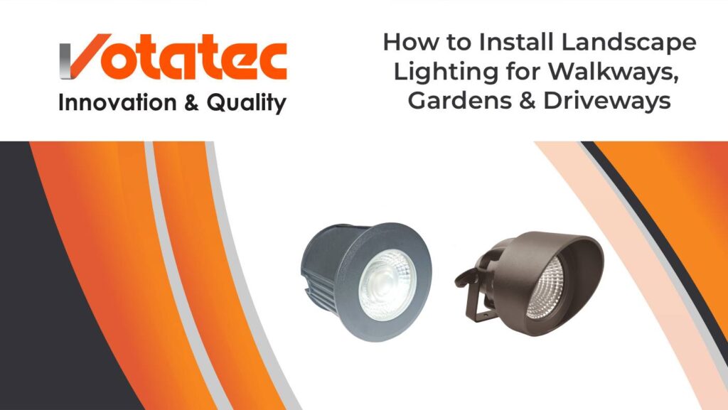 How to Install Landscape Lighting for Walkways, Gardens & Driveways