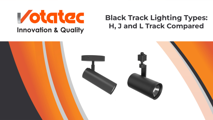 Black Track Lighting Types: H, J and L Track Compared