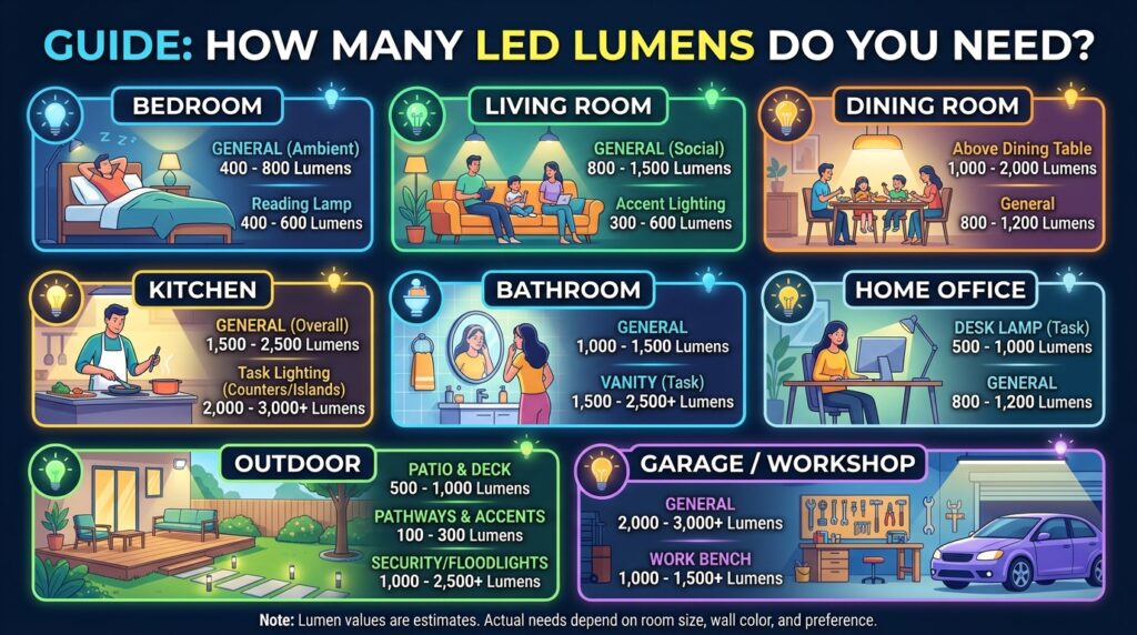 How Many LED Lumens Do You Need