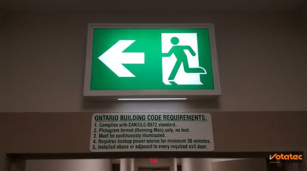 Running Man Exit Sign Rules: Ontario Building Code